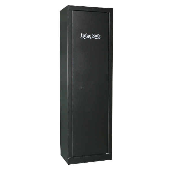 Armoire à fusils - 10 armes avec lunette - Coffre intérieur - INFAC SENTINEL SD10