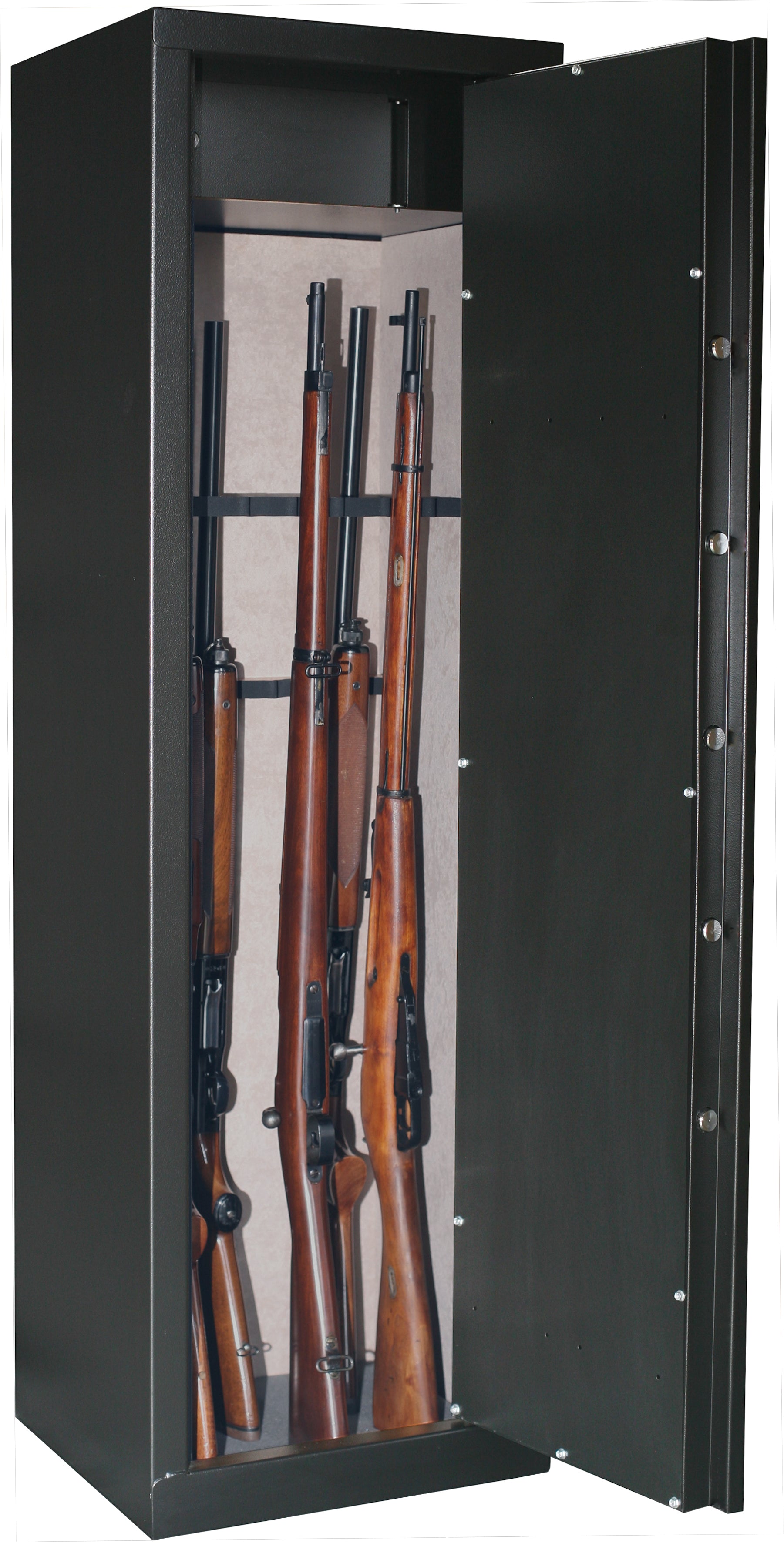 Armoire à fusils - 16 armes dont 8 avec lunette - Coffre intérieur - INFAC SENTINEL SD16
