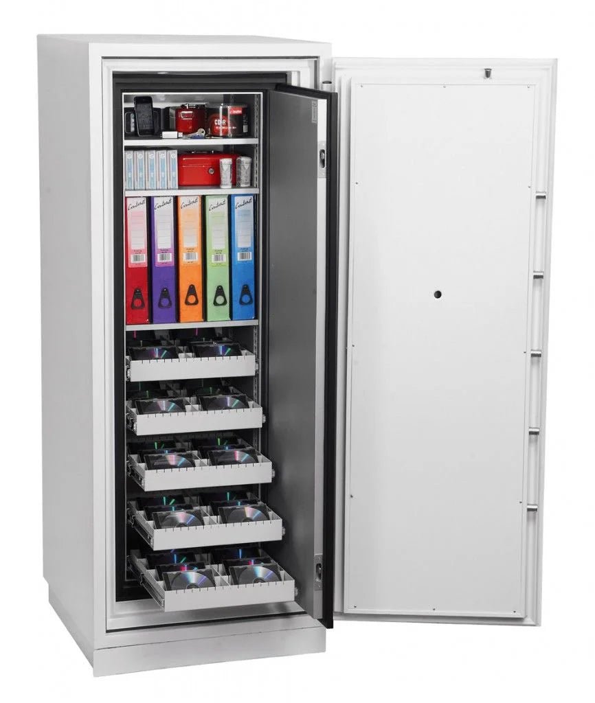 Armoire forte ignifuge - 2 H - 2 étagères 5 plateaux multimedia - PHOENIX DATA COMMANDER DS4622 - Lecoffrefort.com