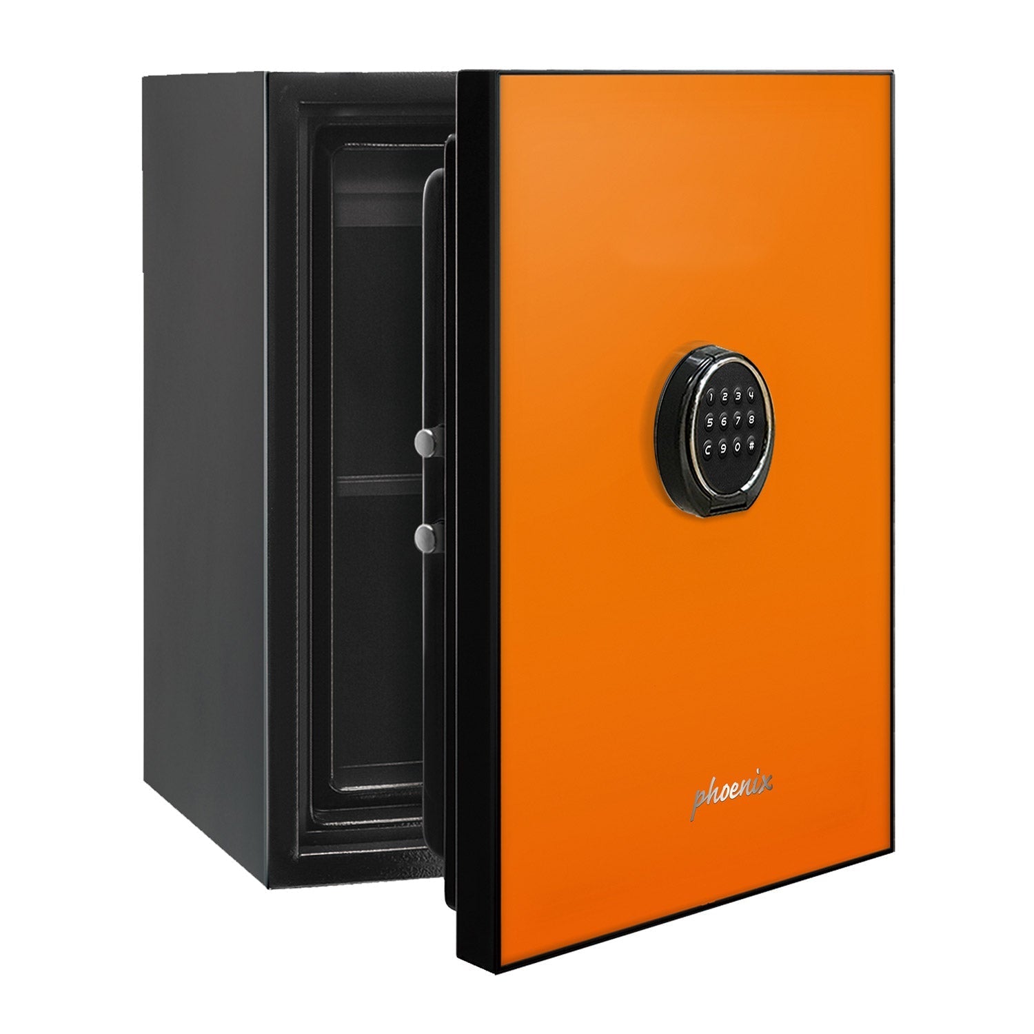 Coffre fort de Luxe avec panneau de porte orange et serrure électronique - PHOENIX SPECTRUM LS6001EO - Lecoffrefort.com