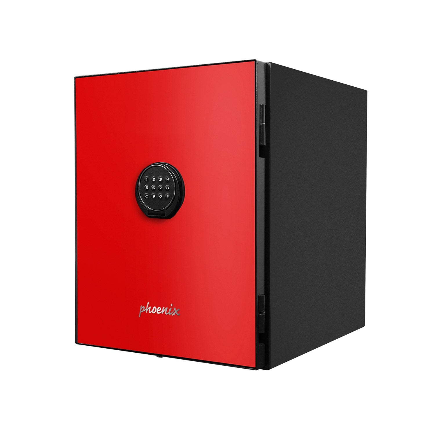 Coffre fort de Luxe avec panneau de porte rouge et serrure électronique - PHOENIX SPECTRUM LS6001ER - Lecoffrefort.com