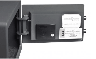 Coffre fort de sécurité - Serrure électronique + clé de sécours - HARTMANN ESSENTIAL SECURITY HES 15 - Lecoffrefort.com