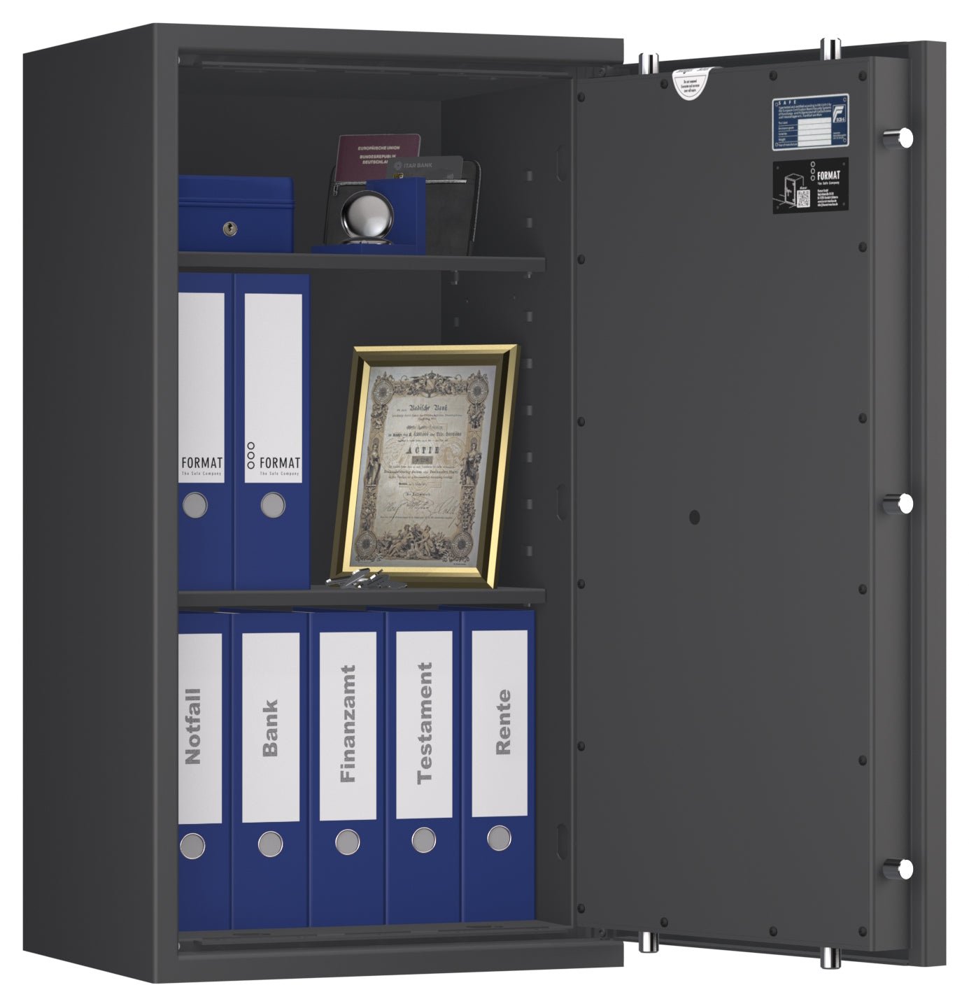 Coffre-fort FORMAT Lyra 5 Classe I – Anti-effraction certifié EN 1143-1 - Lecoffrefort.com