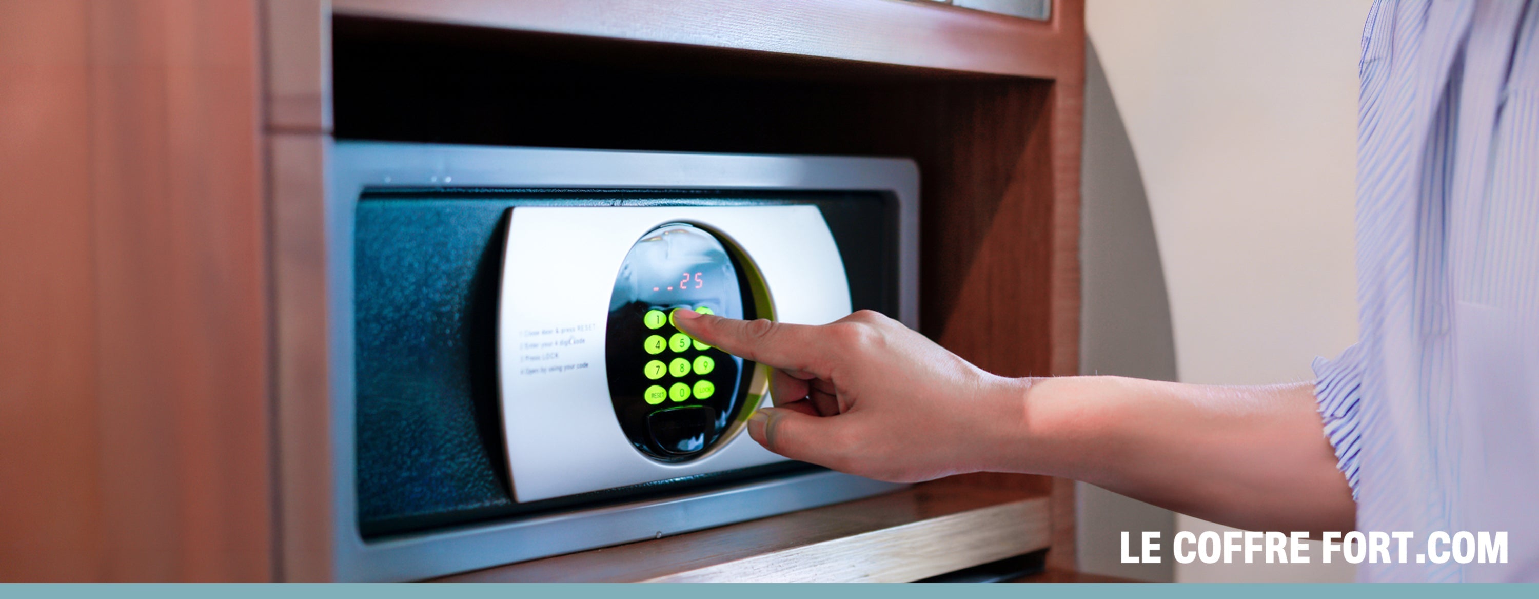 Comment changer ou réinitialiser le code d'un coffre-fort électronique ? - Lecoffrefort.com