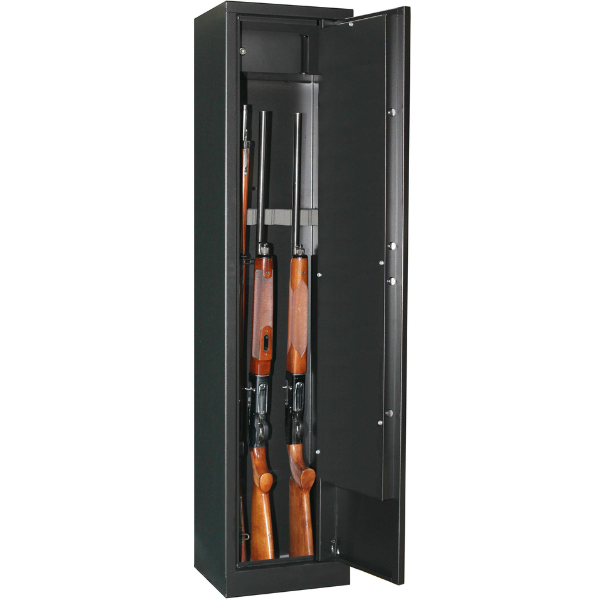 Armoire 6 fusils + coffret interne - Serrure à clé - FORTIFY DELTA 6