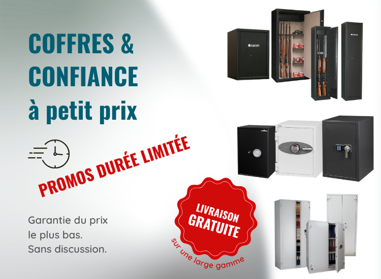coffres forts, armoires de bureau, coffre pour arme en promotion pas cher le coffre fort