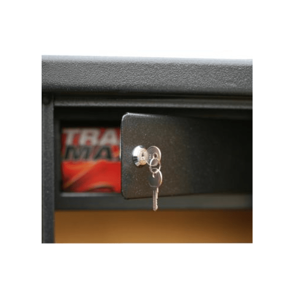 Armoire à fusils - 10 armes avec lunette - Coffre intérieur - INFAC SENTINEL SD10 - armoire à fusils - Lecoffrefort.com