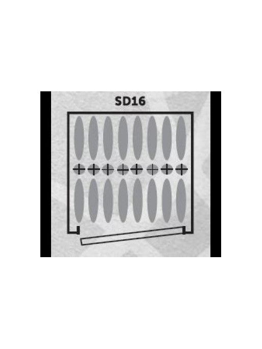 Armoire à fusils - 16 armes dont 8 avec lunette - Coffre intérieur - INFAC SENTINEL SD16 - Lecoffrefort.com