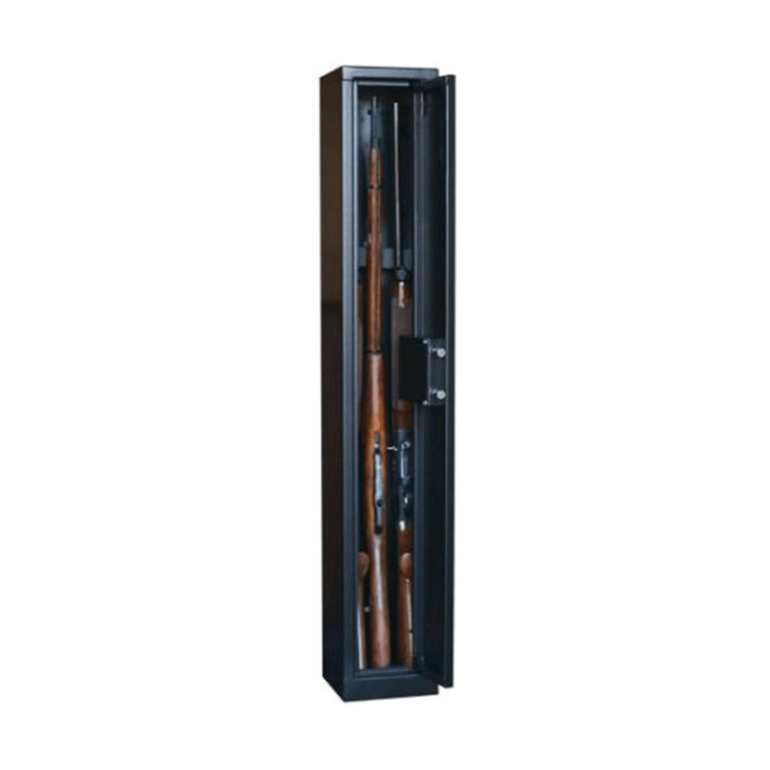 Armoire à fusils - 2 armes sans lunette - Coffre intérieur - Serrure à clé - INFAC ARMUNIC AR2 - Lecoffrefort.com