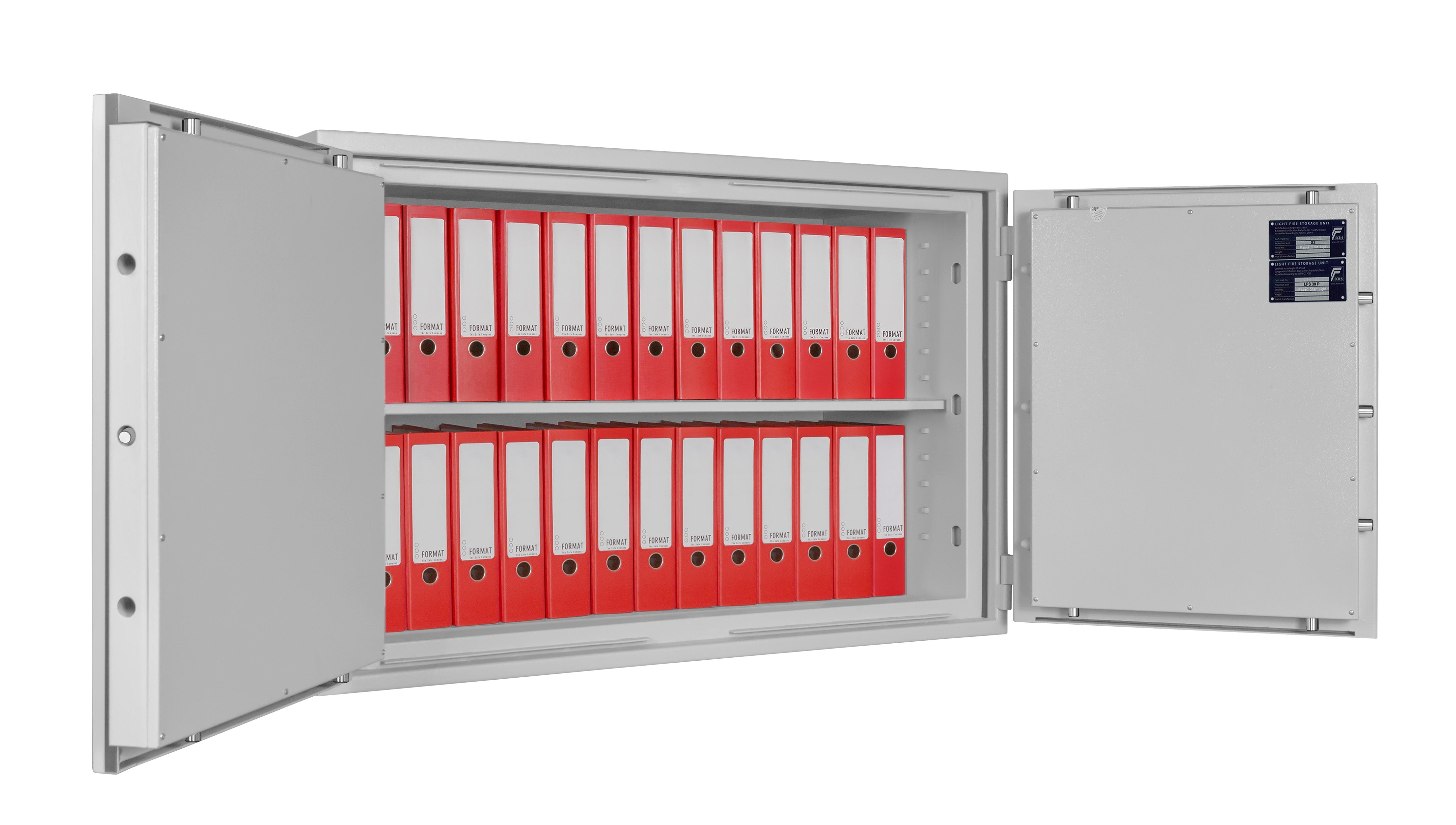 Armoire ignifuge 2 portes FORMAT Paper Star Light 60 Z – Protection feu 30 min – S2 (EN 14450) - Lecoffrefort.com