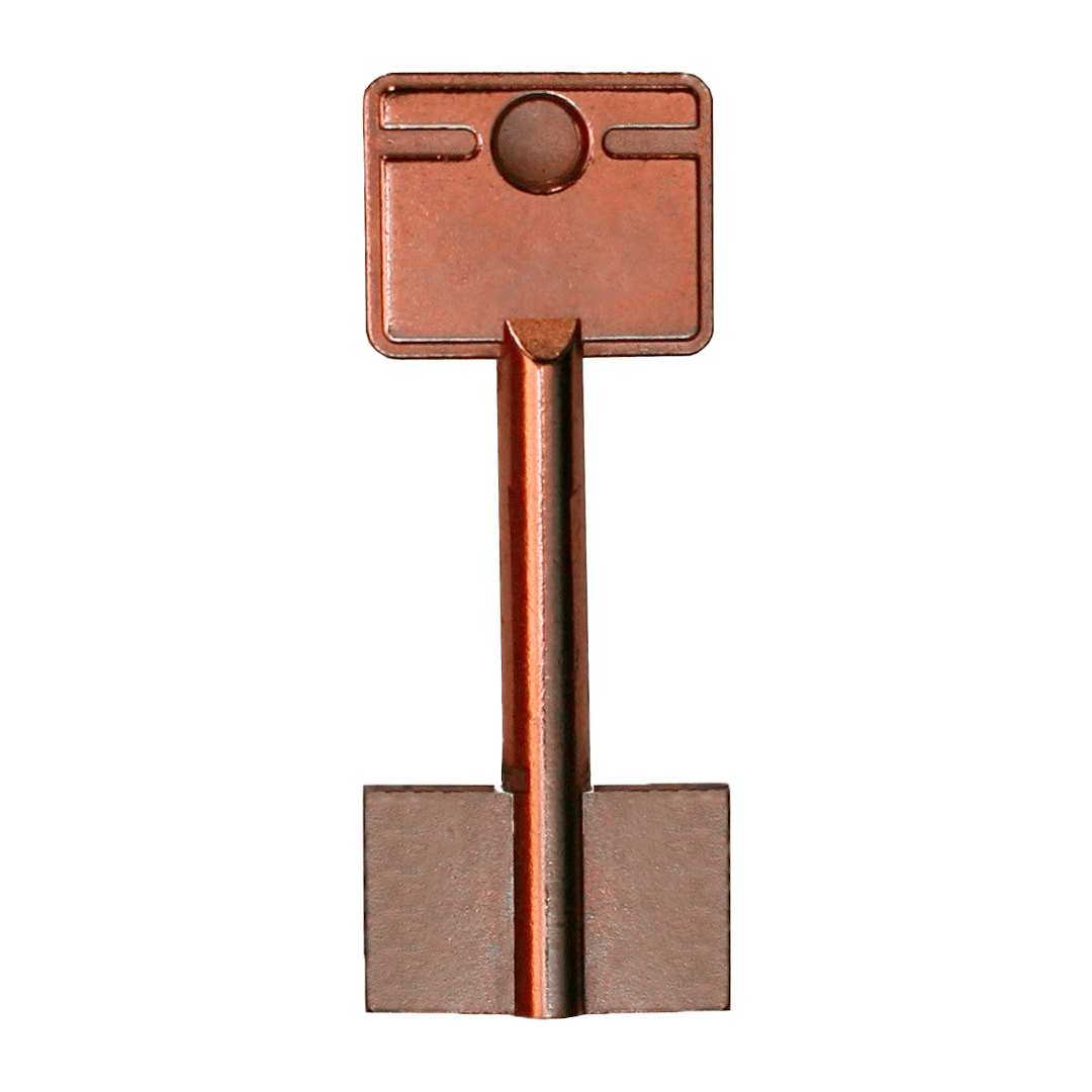 Clé vierge supplémentaire pour armoire forte Infac CT10 / CT14 / PT23 - Lecoffrefort.com