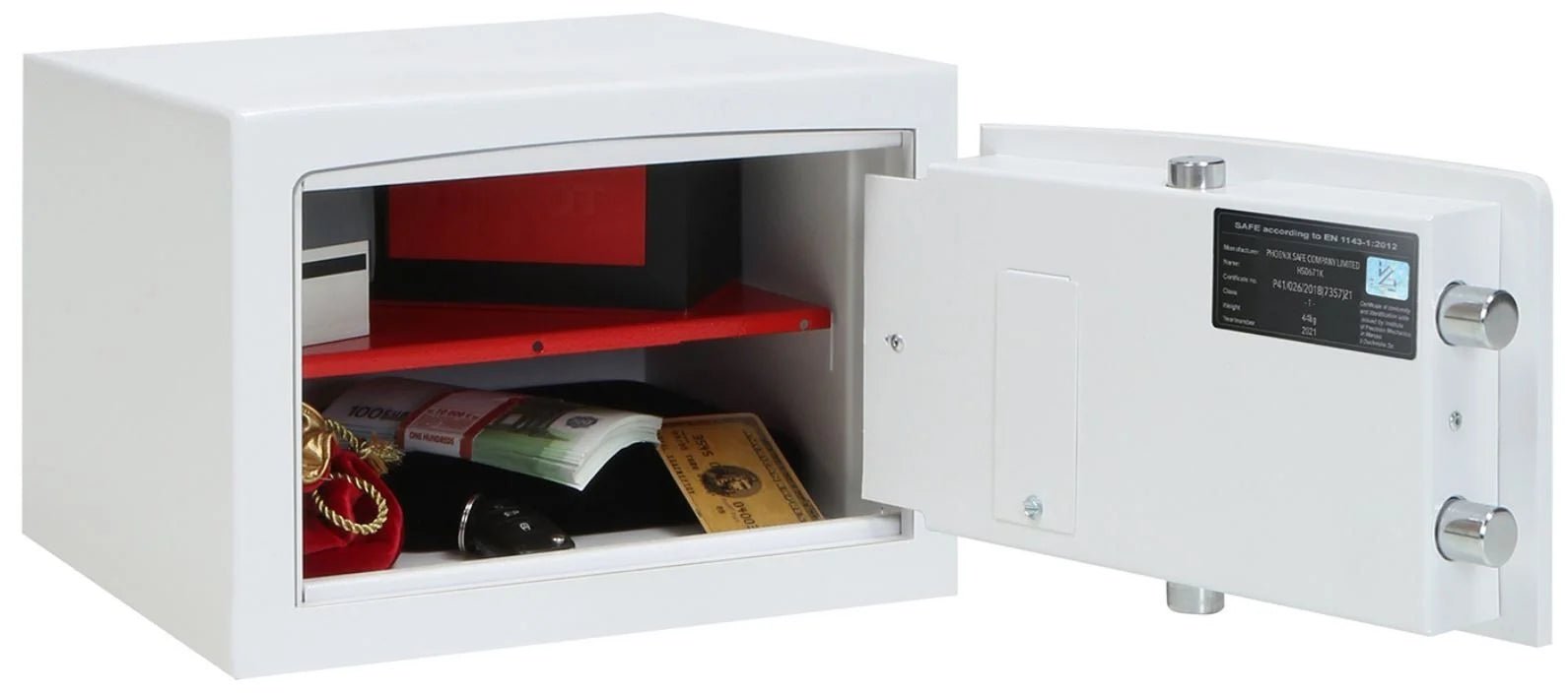 Coffre - fort de haute sécurité certifiée - 14 L - Grade 0 anti effraction - PHOENIX VENUS HS0671 - Lecoffrefort.com