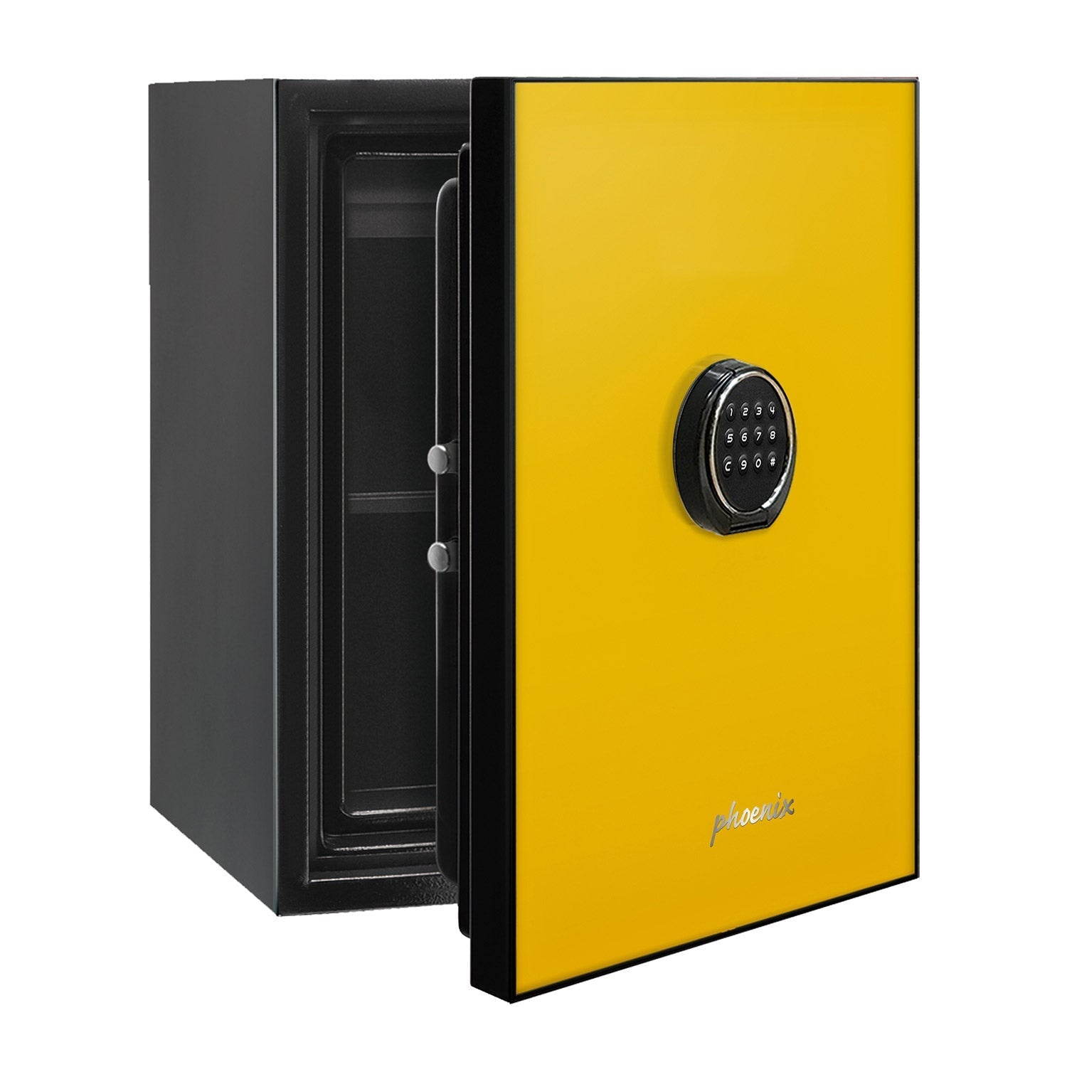 Coffre fort de Luxe avec panneau de porte jaune et serrure électronique - PHOENIX SPECTRUM LS6001EY - Lecoffrefort.com