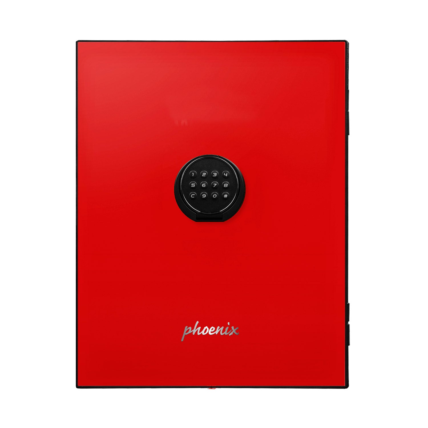 Coffre fort de Luxe avec panneau de porte rouge et serrure électronique - PHOENIX SPECTRUM LS6001ER - Lecoffrefort.com