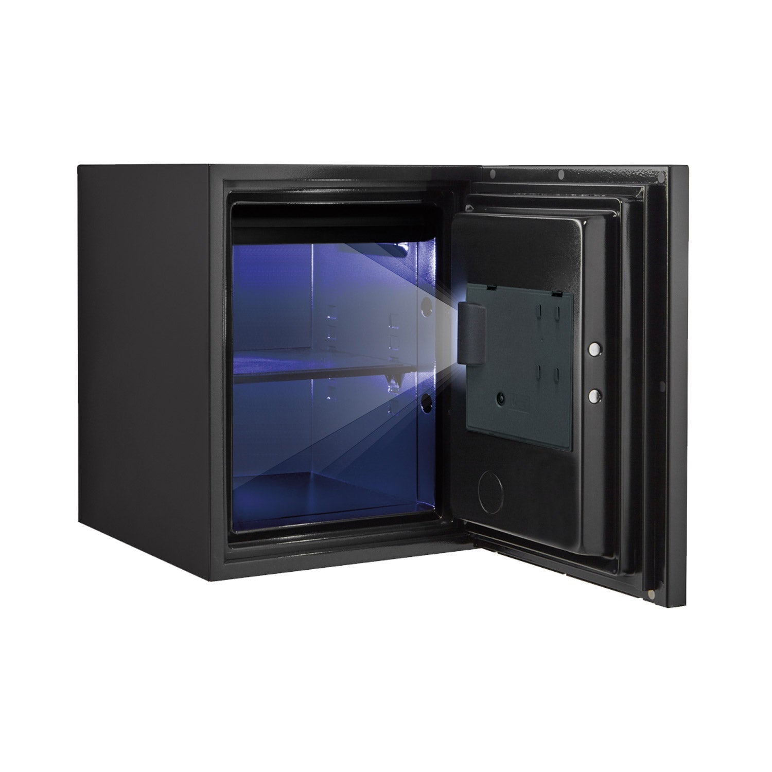 Coffre fort de Luxe ignifuge avec panneau de porte doré et serrure électronique - PHOENIX SPECTRUM LS6001FG - Lecoffrefort.com