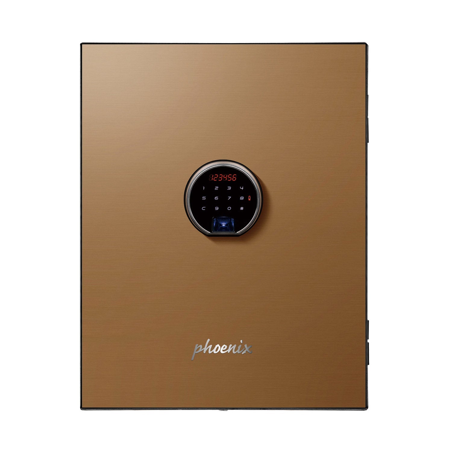 Coffre fort de Luxe ignifuge avec panneau de porte doré et serrure électronique - PHOENIX SPECTRUM LS6001FG - Lecoffrefort.com
