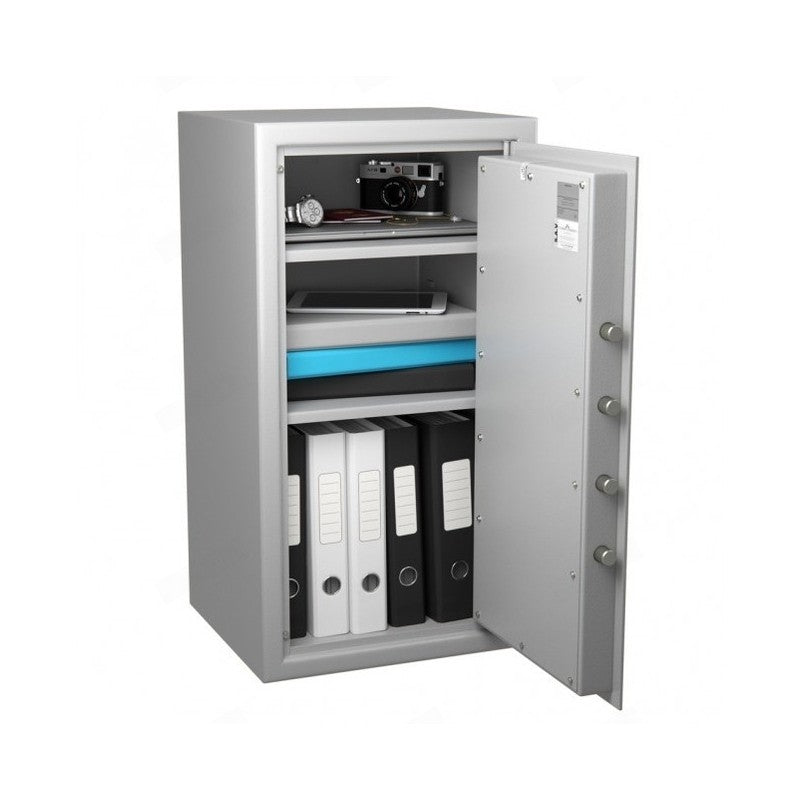 Coffre fort de sécurité Anti - Feu MB 80 G2 Serrure à clés + mécanique - Lecoffrefort.com