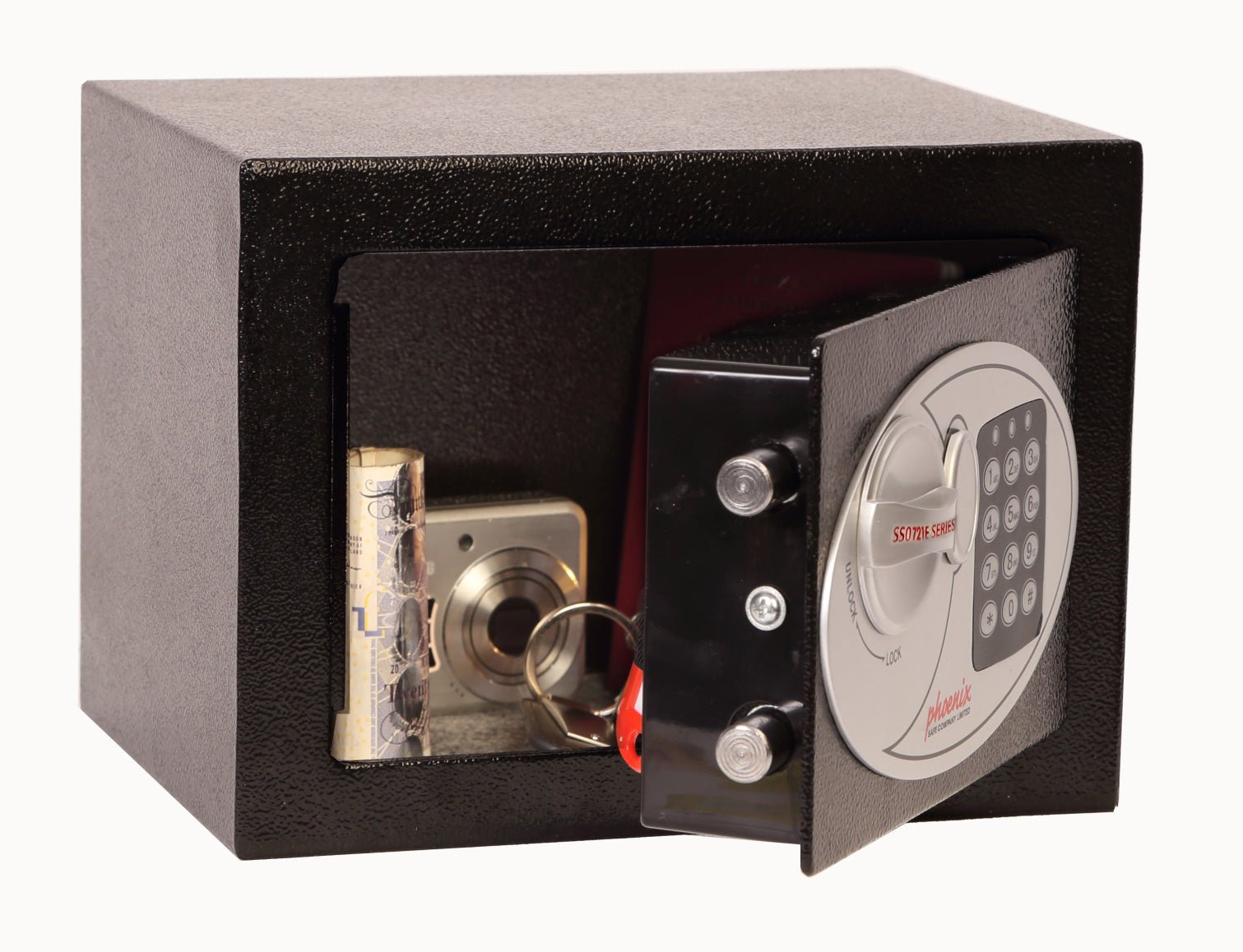 Coffre - fort de sécurité compact pour bureau et maison - 4 L - PHOENIX SS0721 - Lecoffrefort.com