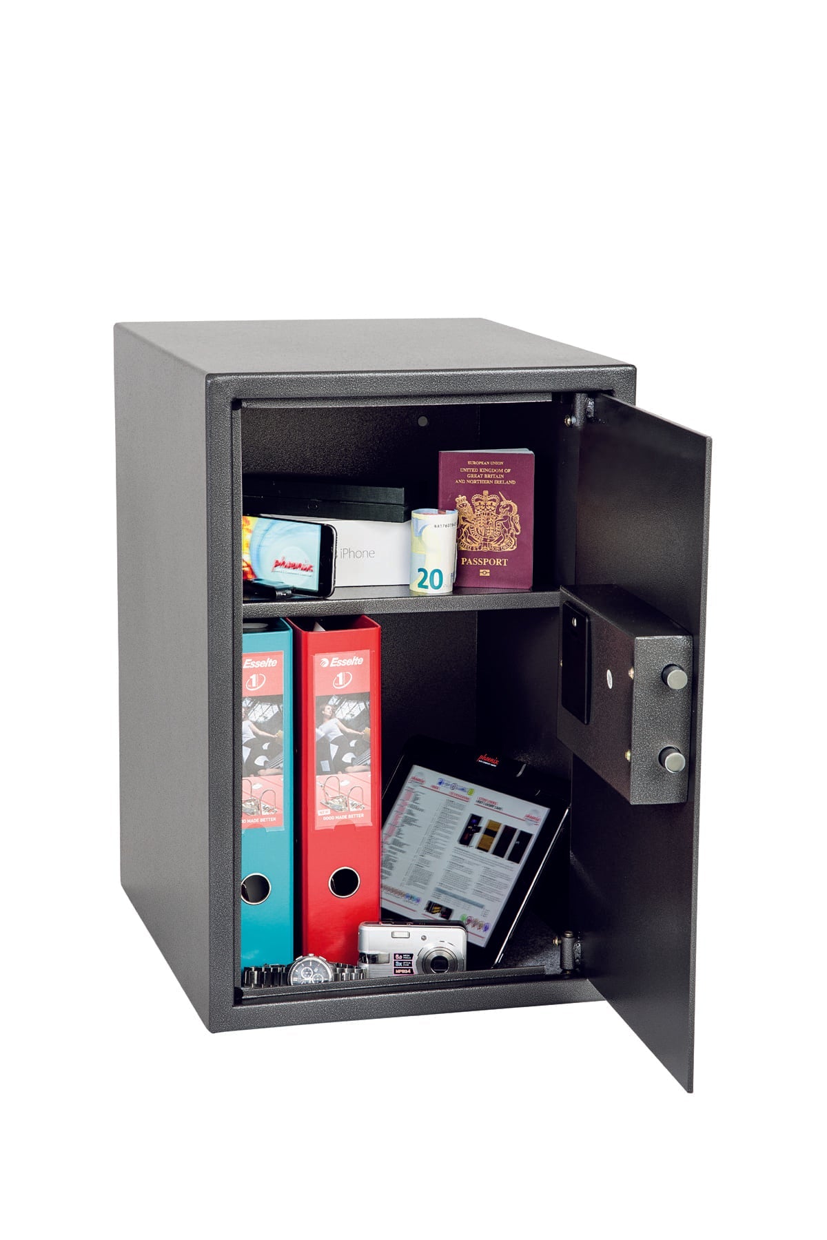 Coffre fort de sécurité - Serrure électronique - PHOENIX VELA SS0805E - Lecoffrefort.com