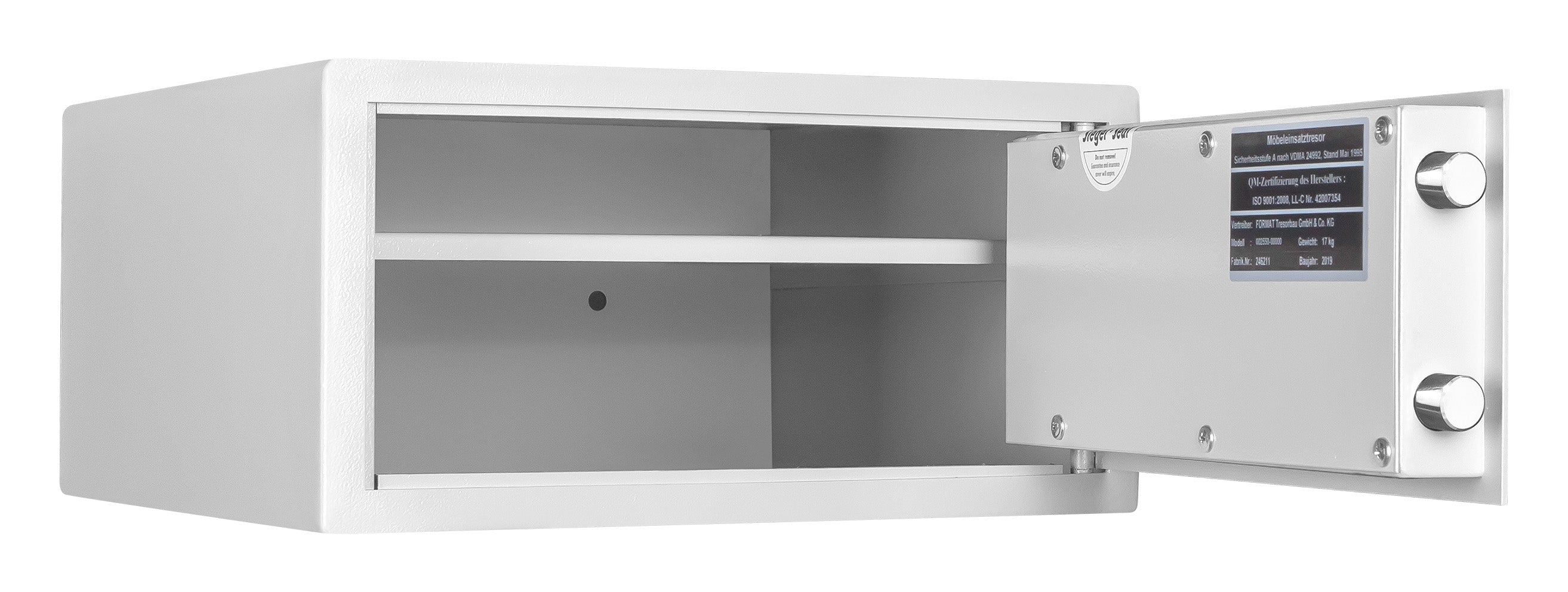 Coffre-fort encastrable meuble FORMAT F1 – Niveau A (VDMA 24 992) - Lecoffrefort.com