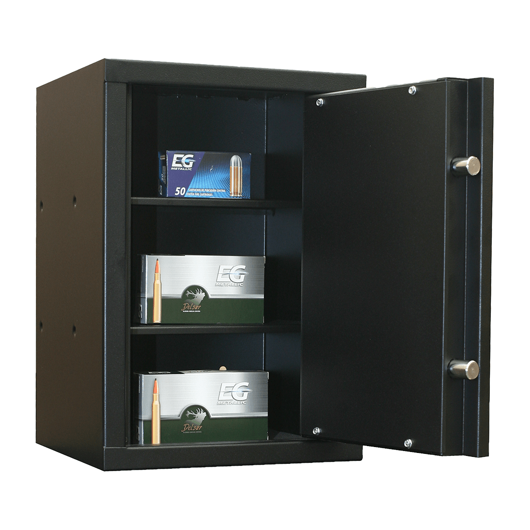 Coffre pour arme de poing - 2 armes - INFAC Delta 2 - Lecoffrefort.com